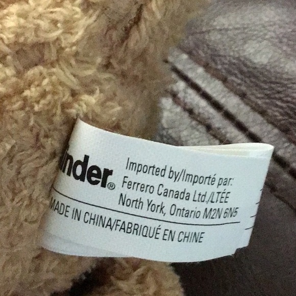 2/$20 Kinder Surprise tan moose plush 10” - Picture 6 of 6